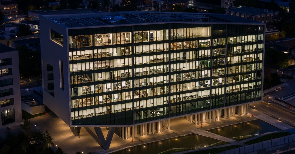 Symbiosis Palazzo D, edificio direzionale in via Vezza d'Oglio a Milano