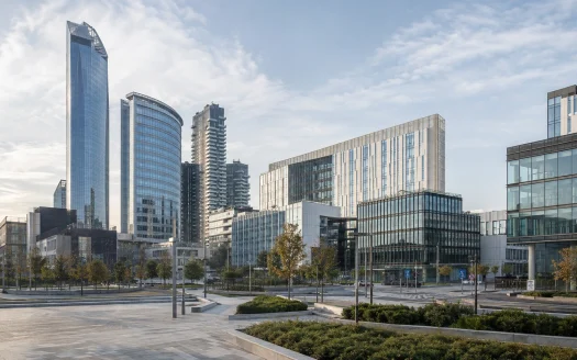 Ufficio in affitto a Milano con spazi moderni e area di lavoro