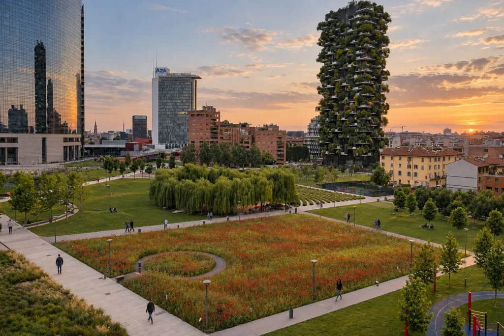 Biblioteca degli Alberi Milano BAM a Porta Nuova