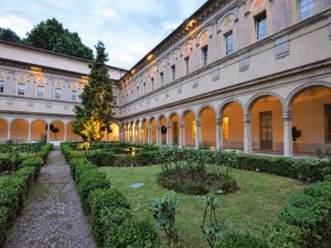 Chiostri di San Simpliciano a Milano, sede dello studio BBPR