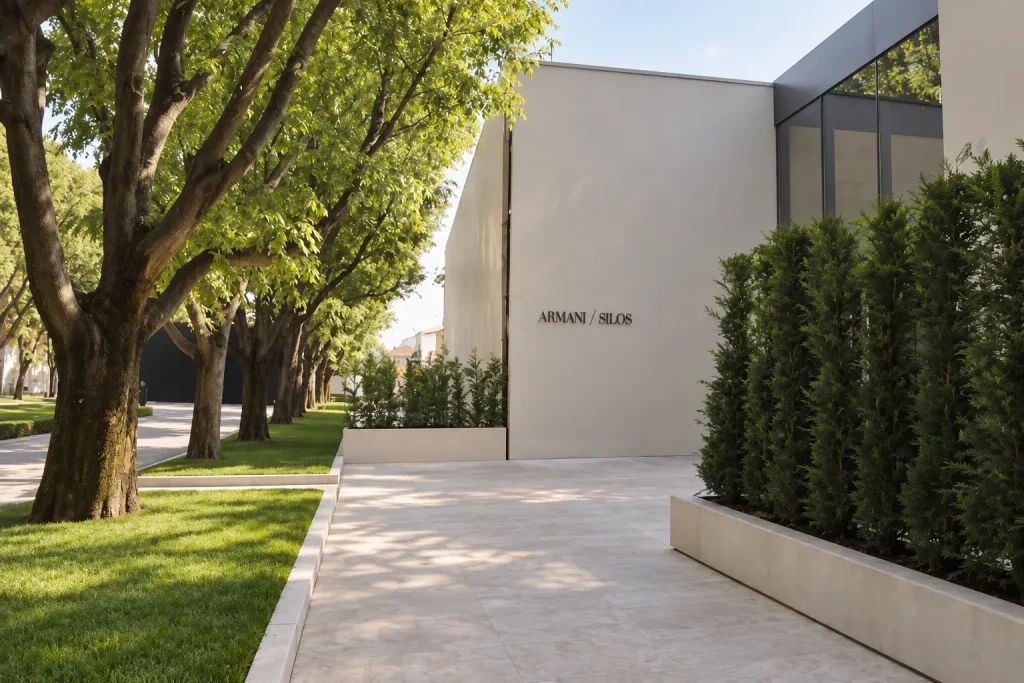 Uffici Armani in via Bergognone a Milano