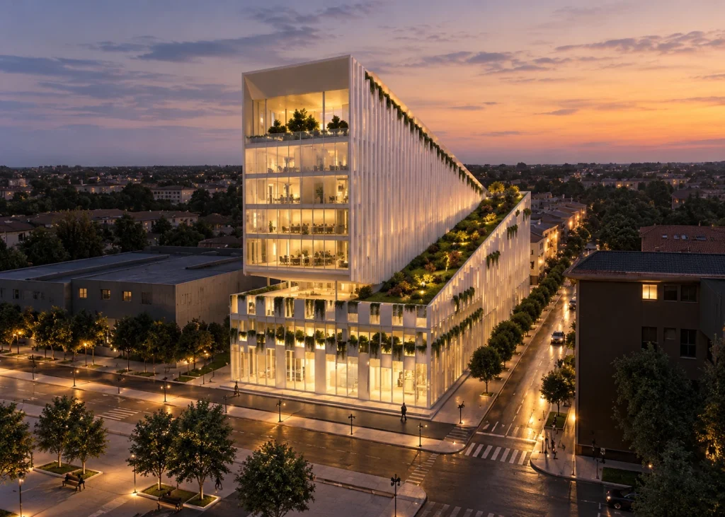 Vitae office development on Via Serio in Porta Romana Milan