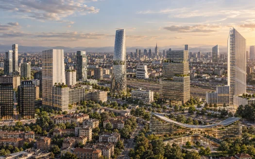 Nuovi grattacieli a Milano con uffici in affitto