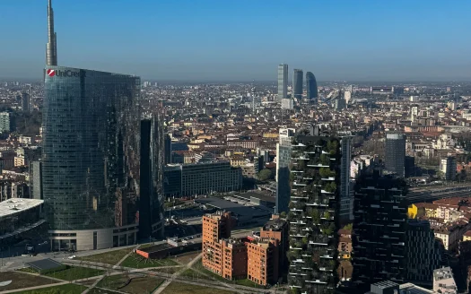 Bosco Verticale nello skyline di Milano
