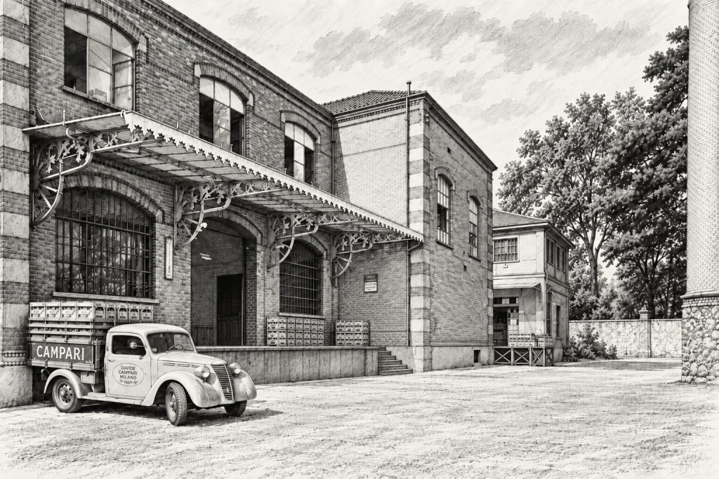 Storico stabilimento Campari inaugurato a Sesto San Giovanni nel 1904